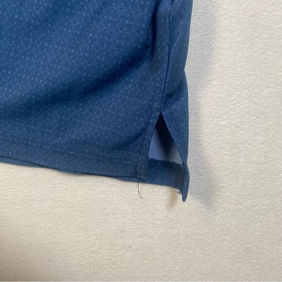 Hickey Freeman Blue Geo Design Short Sleeve Polo Shirt Size XXL - Picture 8 of 12
